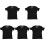 5Pcs Breathable Nylon Men Sweat Proof Undershirts with Underarm Pads 1
