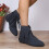 Damen-Ankle-Boots im Boho-Stil mit Fransen und Quasten 4