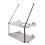 Double Layer Gray Cat Hammock with Strong Suction Cup, Window Perch 2