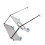 Double Layer Gray Cat Hammock with Strong Suction Cup, Window Perch 4