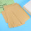 Pacote com 200 envelopes retangulares de papel kraft cáqui para convites e cartas (19 x 11 x 0,1 polegadas). 6