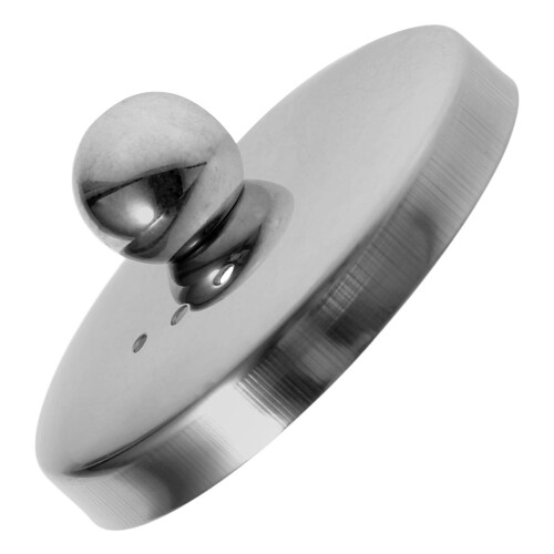 Raindrops Stainless Steel Teapot Lid with Strainer 6.3 cm 1