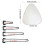 Stora triangulära silikonformar för bord, epoxiharts, silikonform för River coffee bord, serveringsfat, fatform 3