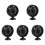 5Pièces Ventilateurs Portables Pour USB Portable Noir Mat ABS 3
