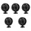 5Pièces Ventilateurs Portables Pour USB Portable Noir Mat ABS 4