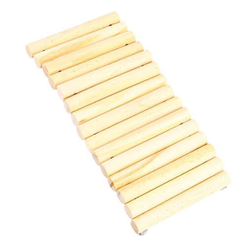 Toy Bridge for Hamster Pine Wood 1 Pack 2
