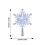 Christmas Tree Topper Lighted with Snowflake Projector, LED Tree Topper for Christmas Tree Decorations 2