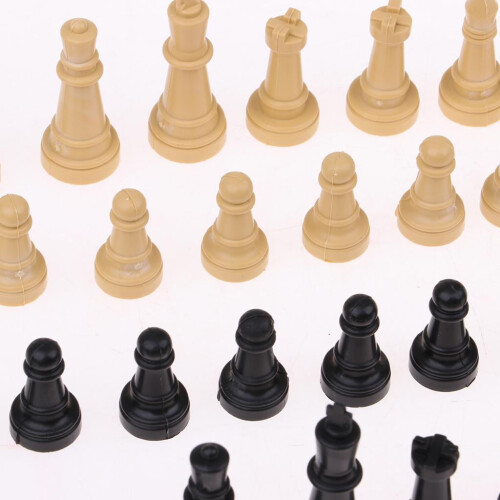 Premium Chess Pieces Checkers Replacement ( Black) 2