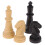 Premium Chess Pieces Checkers Replacement ( Black) 4