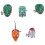 Spring Wind Up Toys Iron Animal Shapes 5 Pcs 1