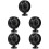5Pièces Ventilateurs Portables Pour USB Portable Noir Mat ABS 7