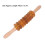 9-Rollen-Holz-Massage-Roller-Stick für Lymphdrainage, 40cm, Gelb 2