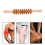 9-Rollen-Holz-Massage-Roller-Stick für Lymphdrainage, 40cm, Gelb 4