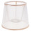 1 peça de cúpula de tecido multicolorida para abajures de mesa, com formato redondo e design simples, 14 x 13 x 9 cm (5,5 x 5,1 x 3,5 polegadas). 8