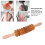 9-Rollen-Holz-Massage-Roller-Stick für Lymphdrainage, 40cm, Gelb 5