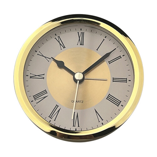 Quartz Clock Movement 89mm Gold Arabic Dial 2