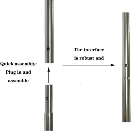 Ladder Pull System Kit with 40-Inch Attic Extension Pole 1