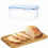 Plastic Bread Storage Box Airtight Food Storage Container Sandwich Bread Keeper With Lid Loaf Bread Container Kitchen Organizer 3