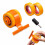 Portable Double Painter's Tape Dispenser with Scraper Orange 4