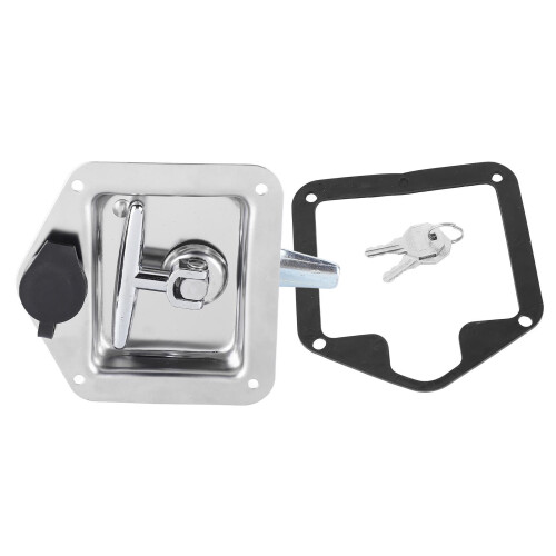 Stainless Steel T-Shape Folding Handle Lock 1 Pack 1