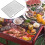 2/1pcs 11"x10" Nonstick Cooling Rack, Compatible with Half Sheet Pan, Oven Safe 5
