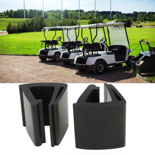 Golf Cart Windshield Fixing Clips Universal Rubber 2-Pack 1