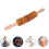 9-Rollen-Holz-Massage-Roller-Stick für Lymphdrainage, 40cm, Gelb 12