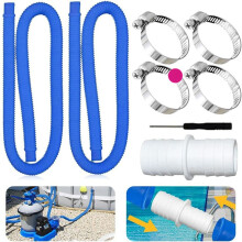 Tuyau de rechange pour pompe de piscine hors sol, compatible avec les pompes de filtration, multicolore