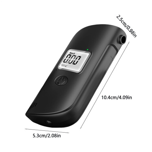 LCD Alcohol Breathalyzer with Light for Home Use 1