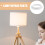 Durable Lamp Shade Ring White Plastic Household Users Home Lighting 20pcs 8