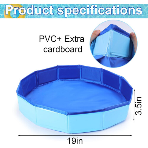 Foldable Foot Bath Basin – Portable Blue Soaking Tub 2