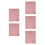 5Pièces -Lit Résistant Rose En Pour Table De Massage 5