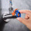 Stainless Steel Hot Cold Water Inlet Valve 1 pc 5