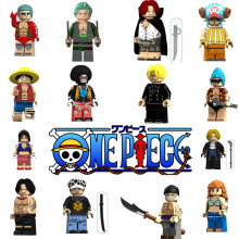 (Style P)One Piece Luffy Minifigures Nami Zoro Building Blocks Chopper Toy Set Gifts Kids