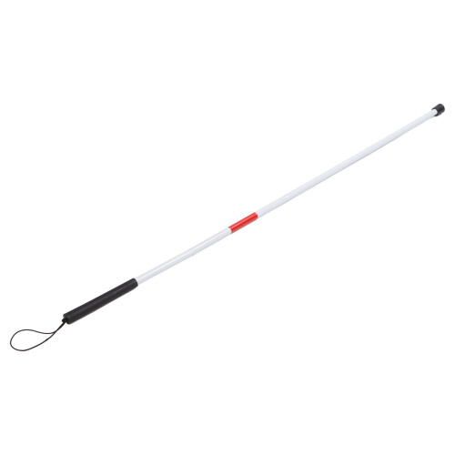 Lightweight Aluminum Folding Blind Cane with Reflective Markings, White 2