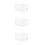 3Pièces Support Rouleau Autocollants Transparent Pour 5