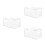 3Pièces Support Rouleau Autocollants Transparent Pour 7