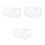 3Pièces Support Rouleau Autocollants Transparent Pour 8