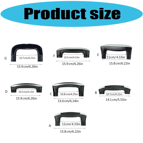 Replacement Suitcase Handle with High-Strength Lightweight Construction 2