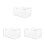 3Pièces Support Rouleau Autocollants Transparent Pour 9
