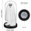 Φωτιστικό νυχτός Ghost Jar 7,9x3,5 ιντσών με απαλή λάμψη, παιδικό υπνοδωμάτιο, παιδικό 3