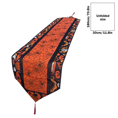 Halloween Table Runner Cotton Linen 70.8 x 12.9 in 2