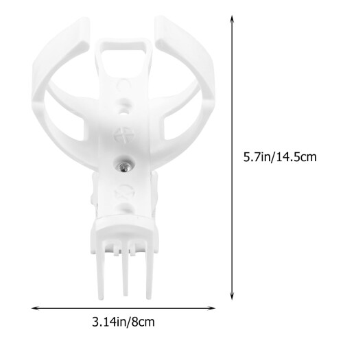 Bicycle Bottle Cage Rack Mount 2 Pcs White 1