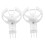Bicycle Bottle Cage Rack Mount 2 Pcs White 5