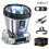 Waterproof LED Head Torch with USB Rechargeable Super Light Headband Bright 8