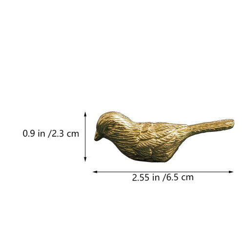 1 τεμάχιο λαβή έλξης ντουλάπας Golden Brass Bird Design για έπιπλα 1
