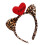 Cat Ears Headband Leopard Print Heart Shape 1 Pack 5