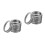 12Pièces Insert Grille Acier Pour Mason Jar Usage DIY Argenté 7