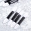 100Pièces Outils Double Embout Pinceaux Yeux Blancs 8