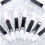 100Pièces Outils Double Embout Pinceaux Yeux Blancs 9